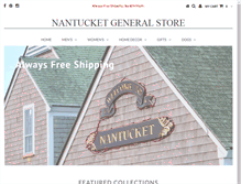 Tablet Screenshot of nantucketgeneralstore.com